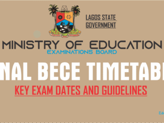 lagos state bece timetable for jss3