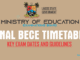 lagos state bece timetable for jss3